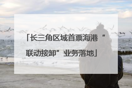 长三角区域首票海港“联动接卸”业务落地
